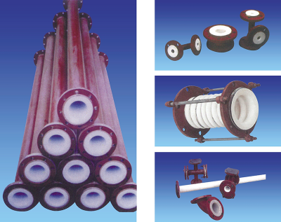 鋼襯聚四氟乙烯、聚丙烯復(fù)合管、管件